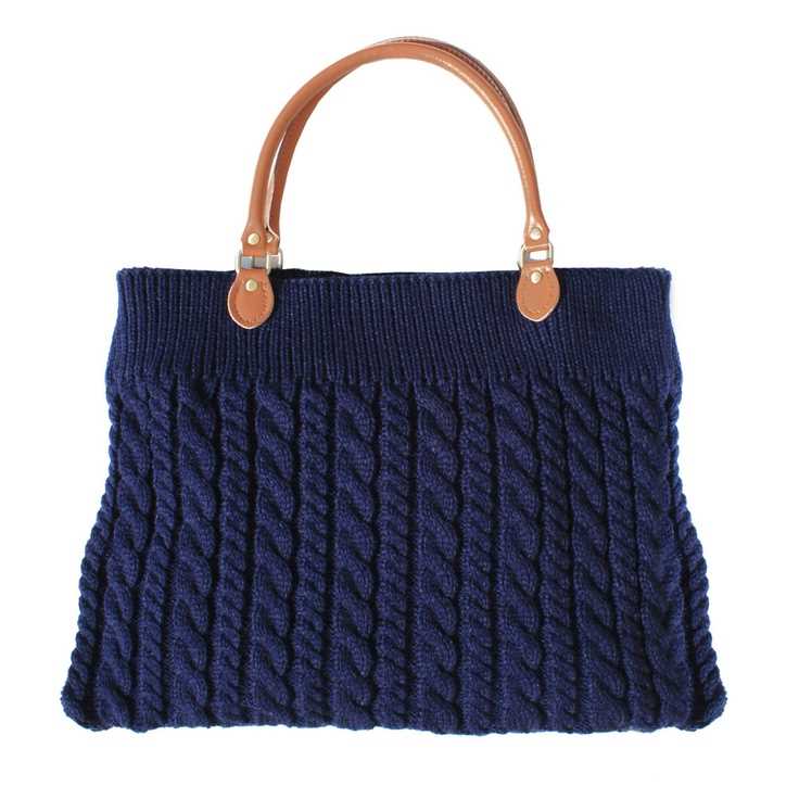 Cable knit bag pattern