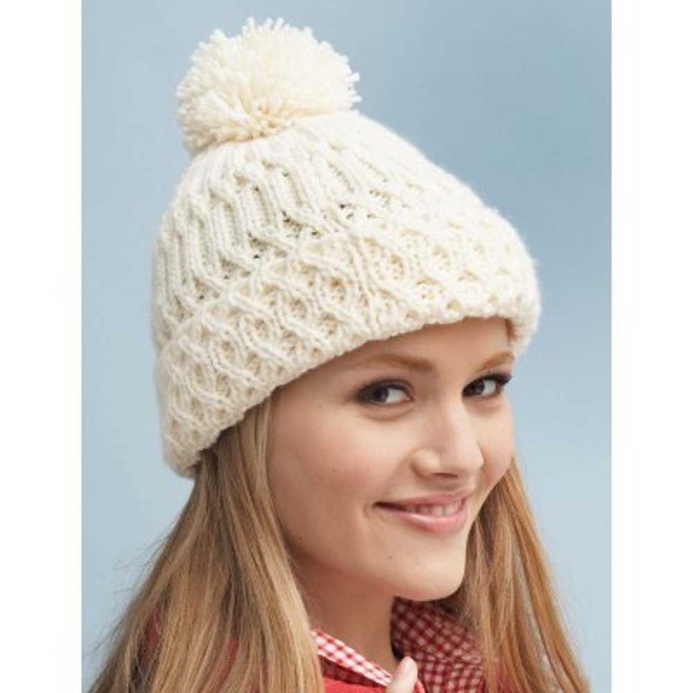 Cable knit hat patterns free