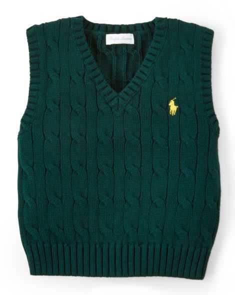 Cable vest knitting pattern