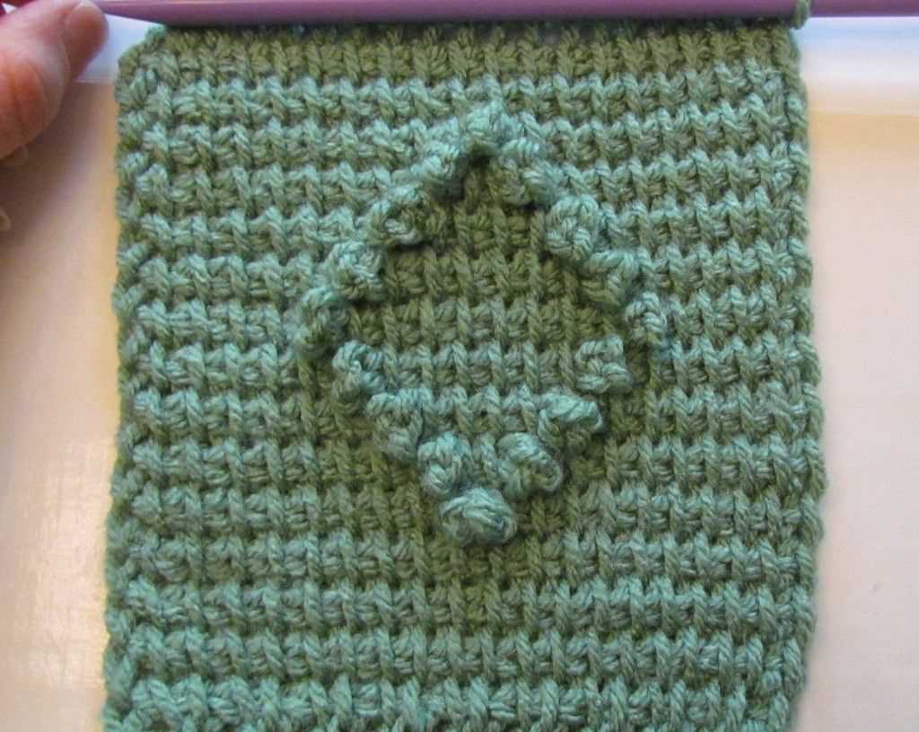 Can you use a knitting pattern for tunisian crochet