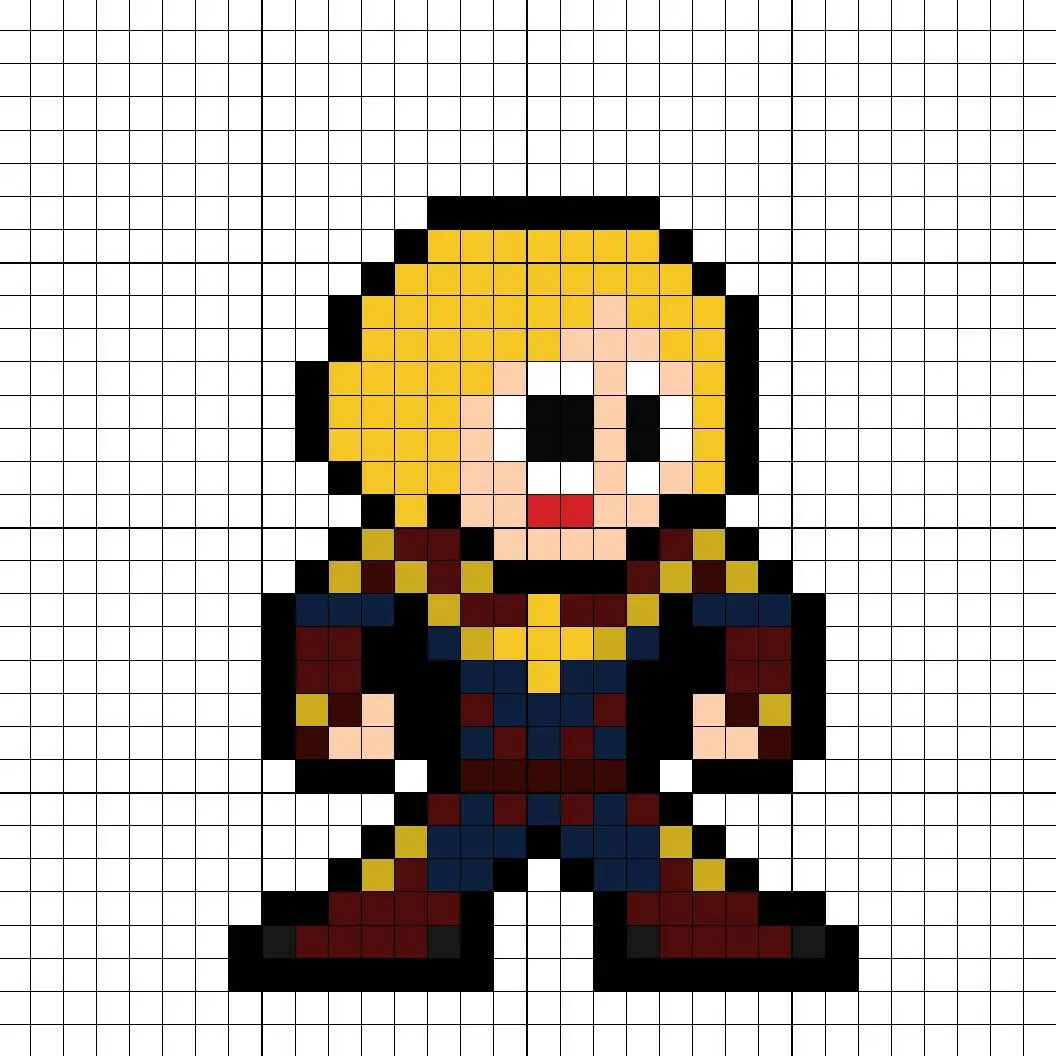 Captain marvel knitting pattern
