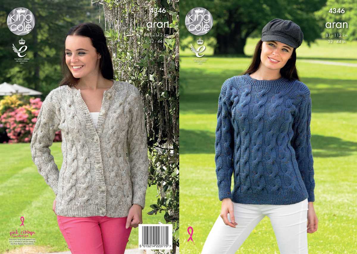 Cardigan ladies knitting pattern