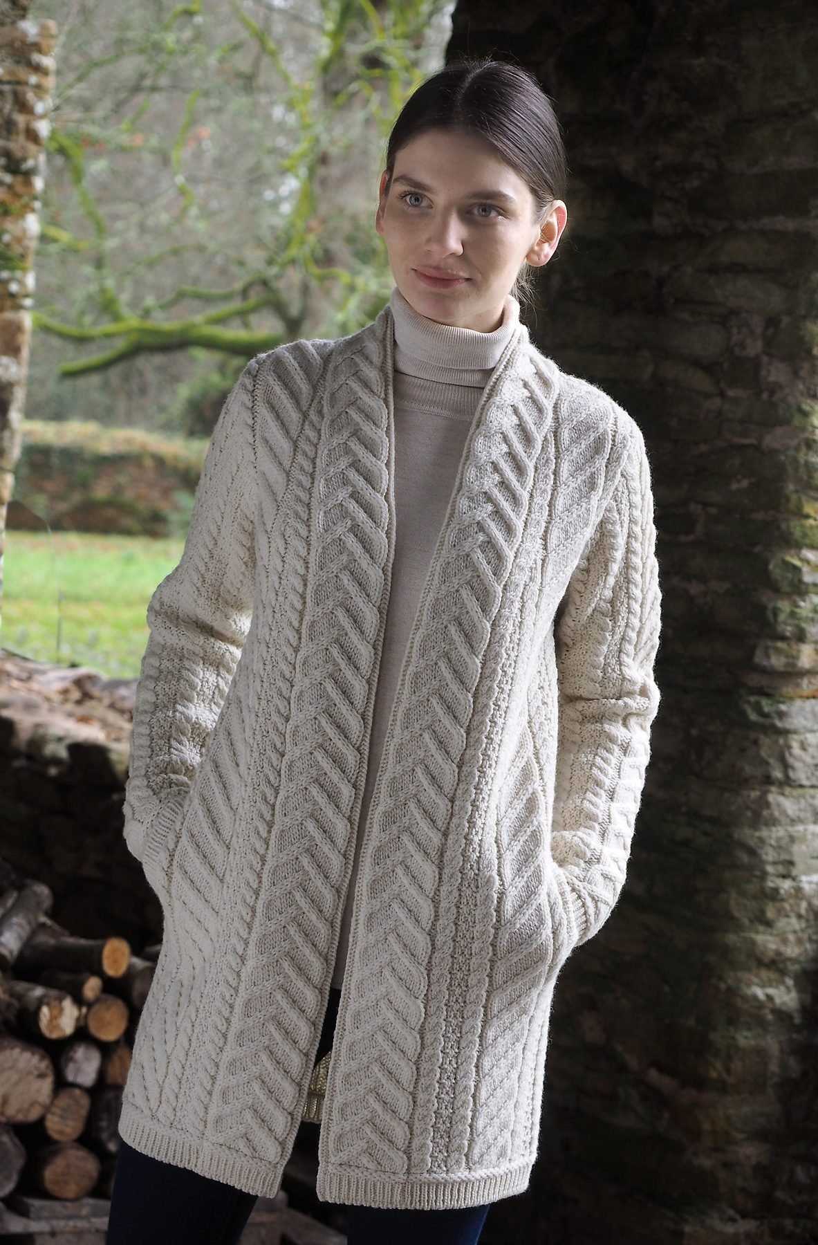 Cardigan ladies knitting pattern