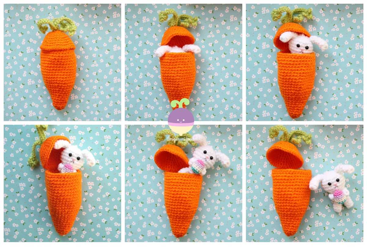 Carrot knitting pattern