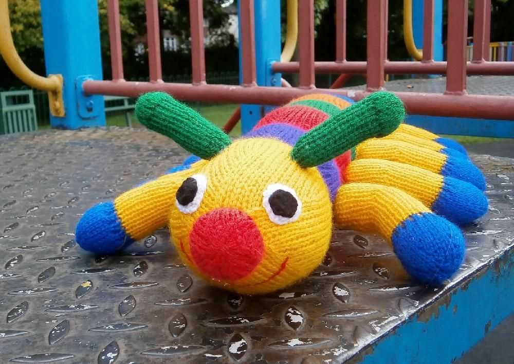 Caterpillar knitting pattern