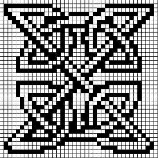 Celtic cross knitting pattern