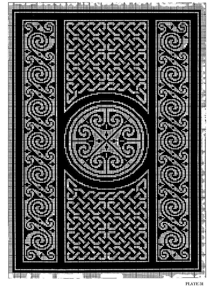 Celtic cross knitting pattern