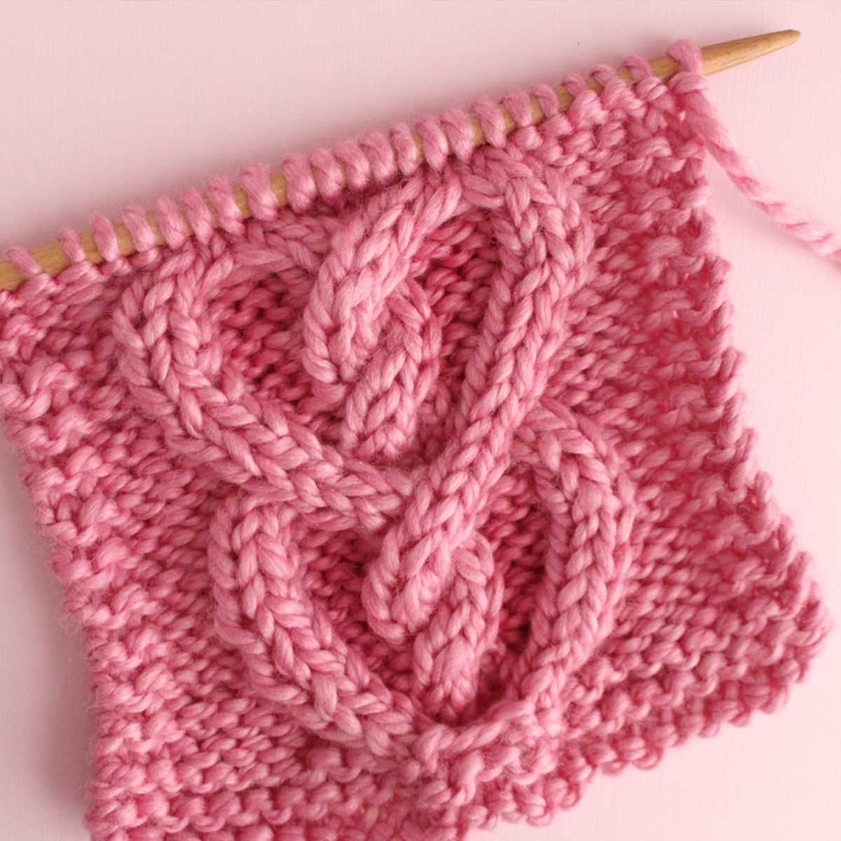 Celtic knit cable pattern