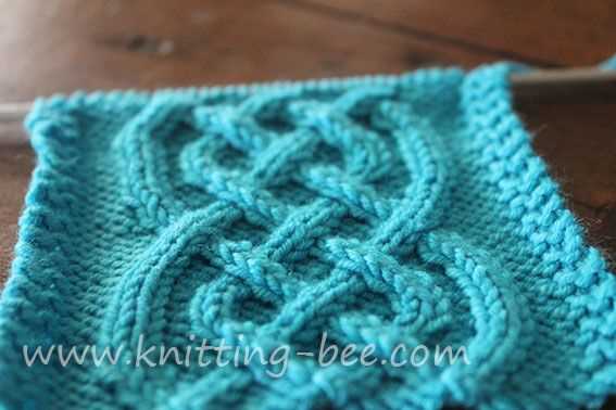 Celtic knit scarf pattern free