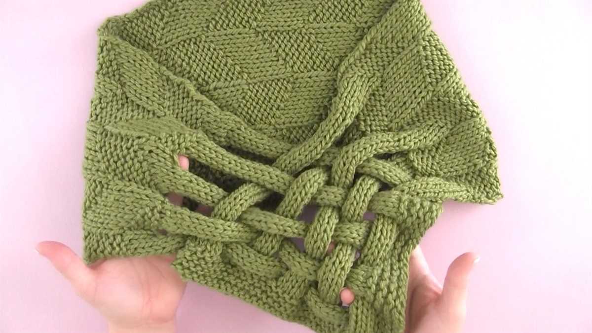 Celtic knot shrug knitting pattern