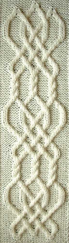 Celtic traveler throw knit pattern