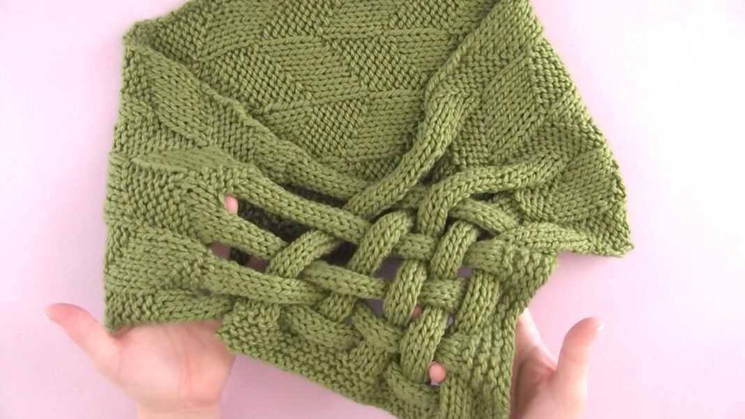 Celtic knit scarf pattern