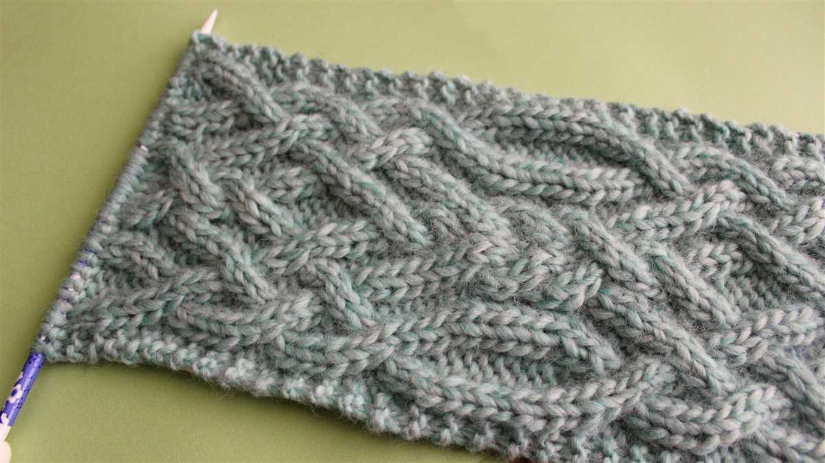 Celtic knit scarf pattern