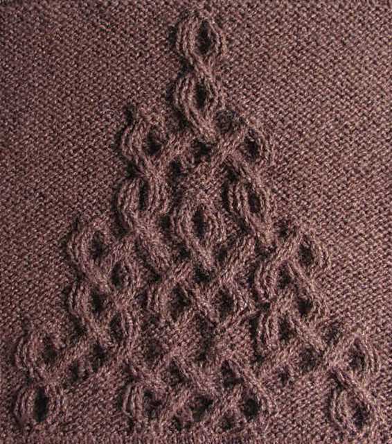 Celtic knot shrug knitting pattern