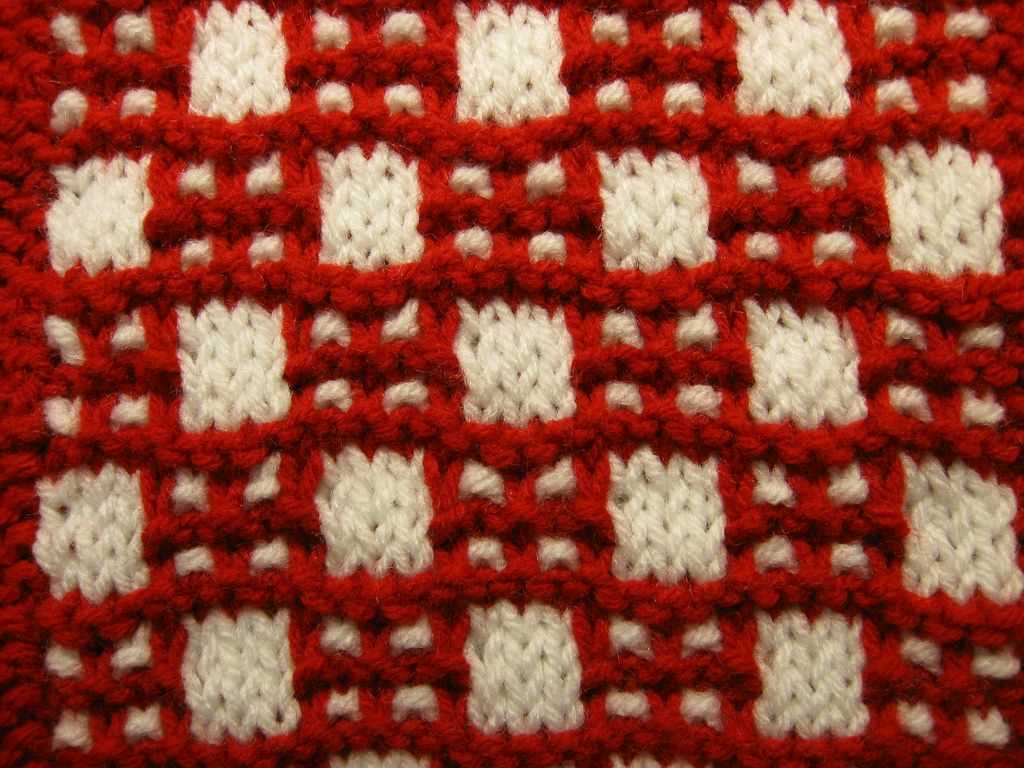 The Art of Checkered Knit Patterns Checkered knit pattern