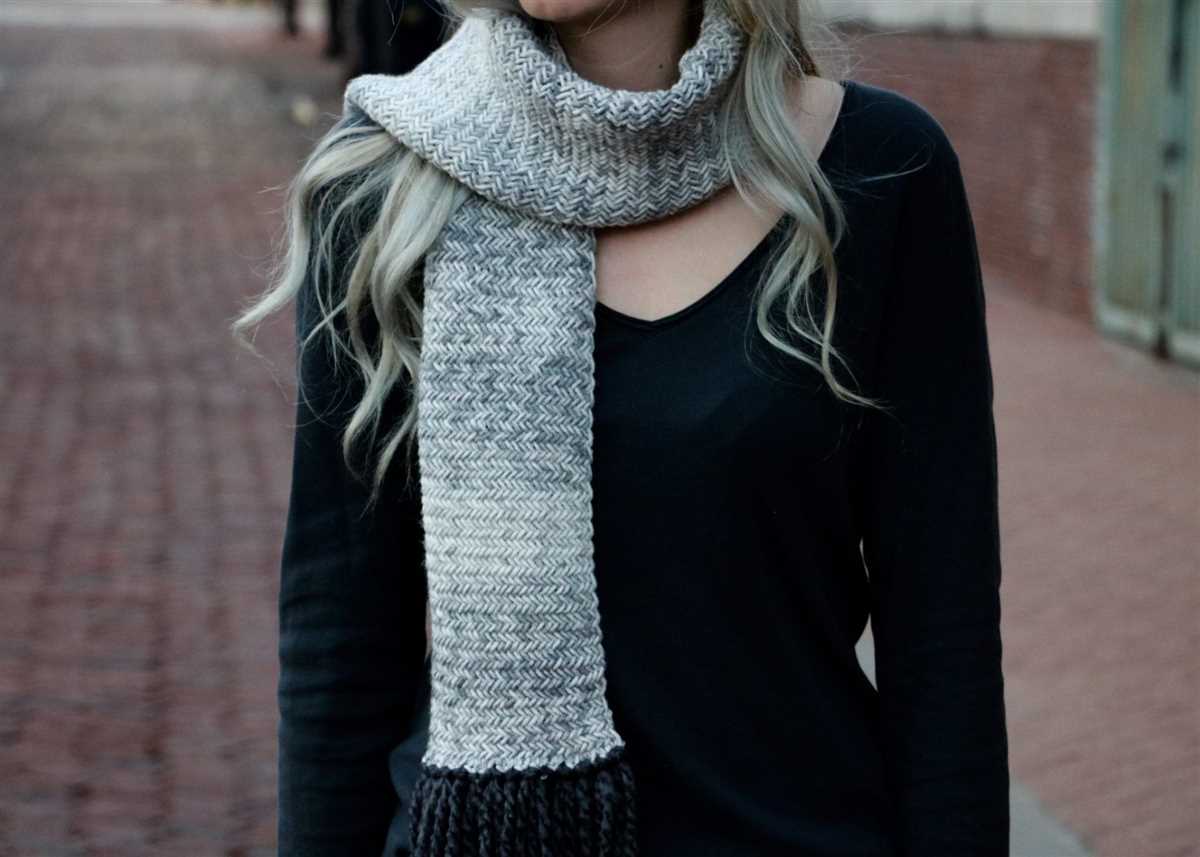 Chenille scarf knitting pattern