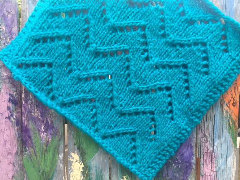 Chevron knit stitch patterns