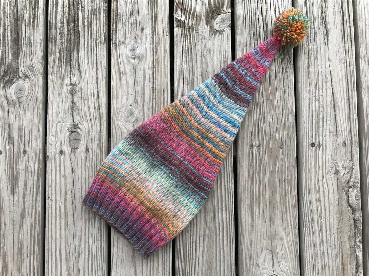 Child's knitted stocking cap pattern