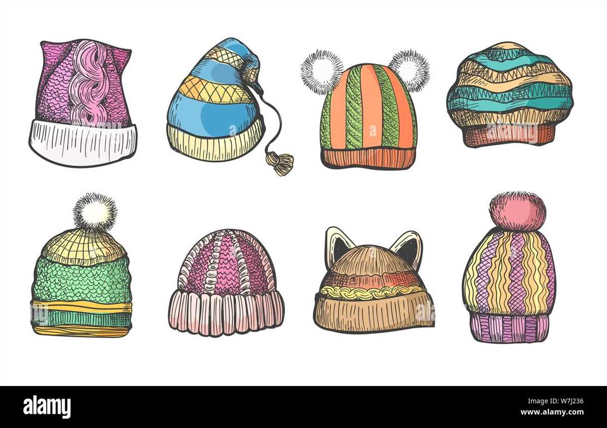 Child's knitted stocking cap pattern