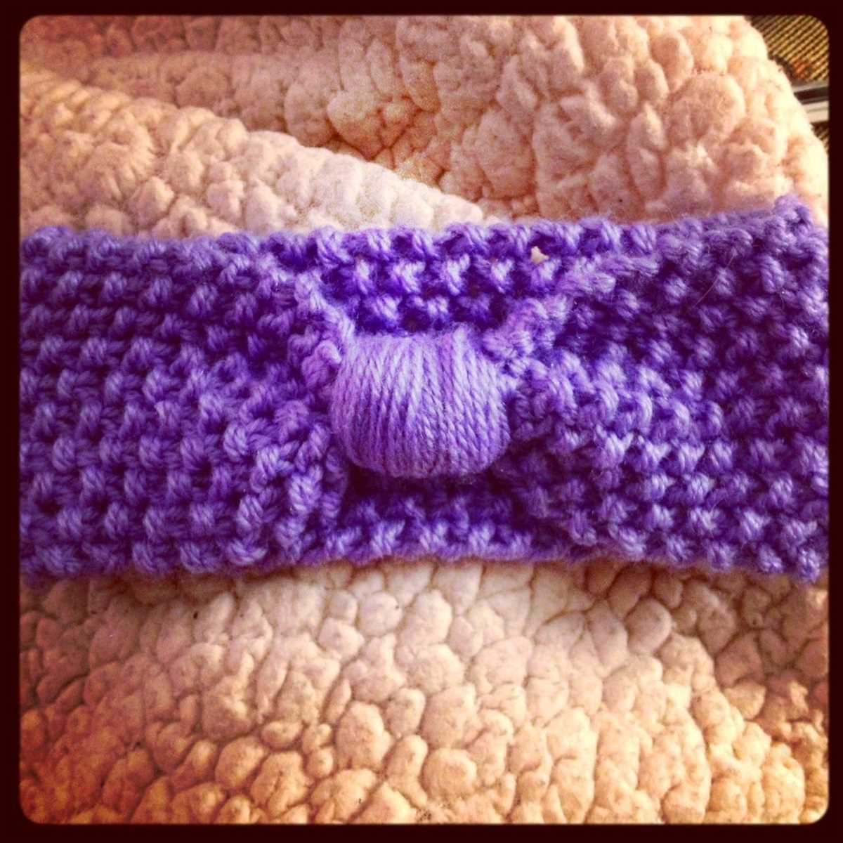 Child's knitted headband pattern free