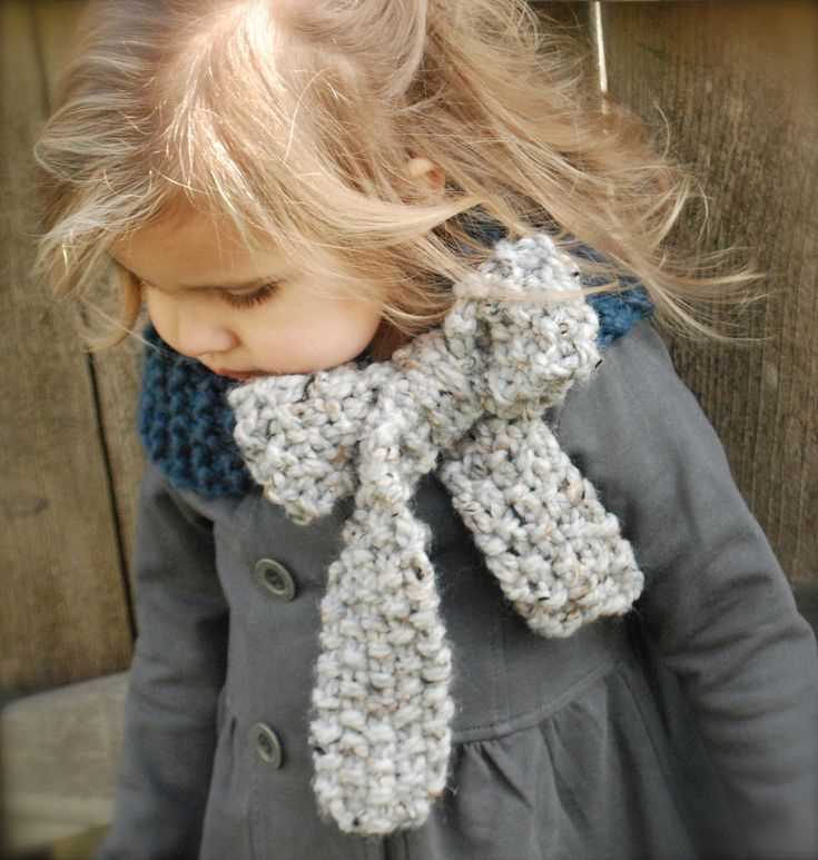 Children's scarf knitting pattern