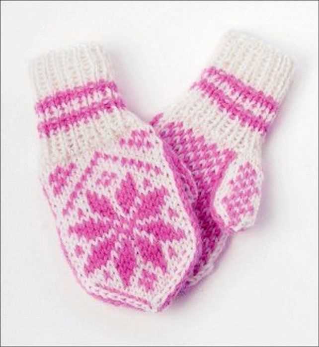 Childrens mittens knitting pattern