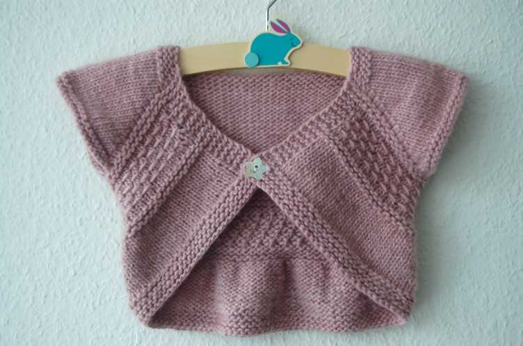 Childs bolero knitting pattern