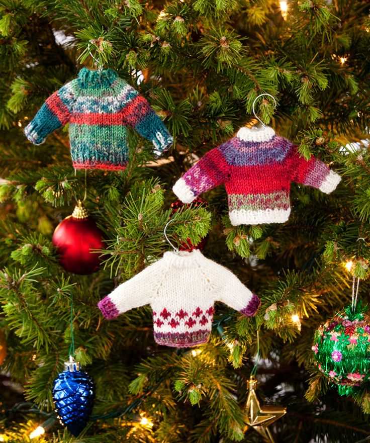 Christmas ornaments knitting patterns