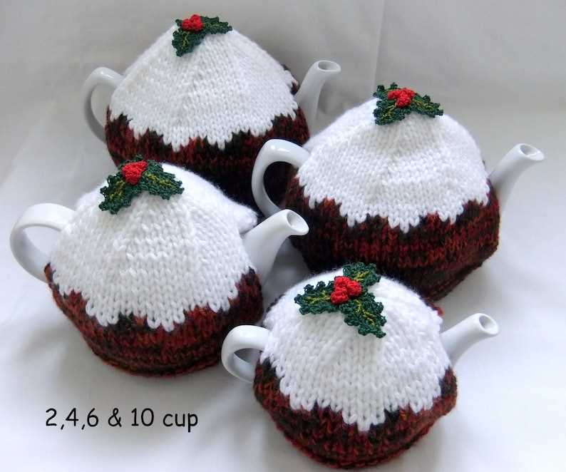 Christmas pudding tea cosy knitting pattern free