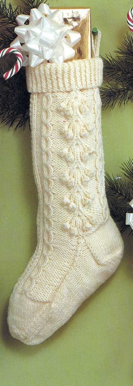 Christmas stocking knitting pattern pdf