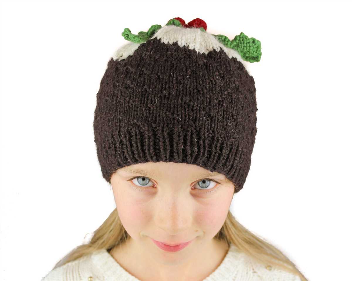 Christmas beanie knitting pattern