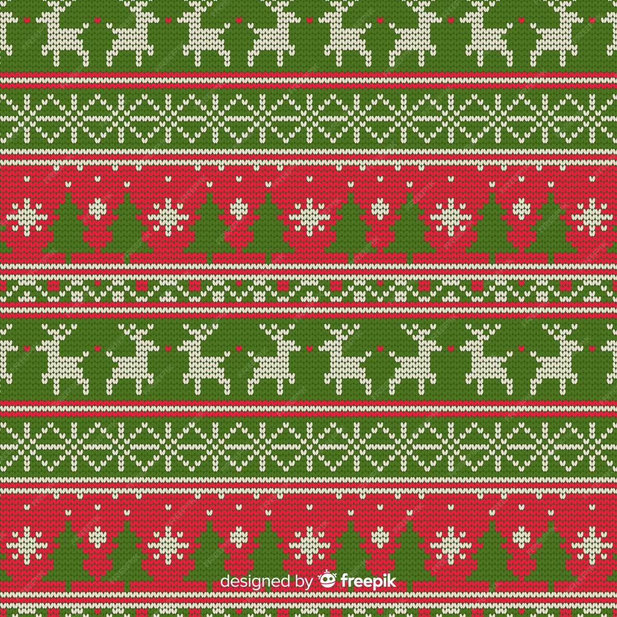 Cozy and Festive - Create your own Knit Christmas Ornament Pattern Set Christmas ornament knit pattern set
