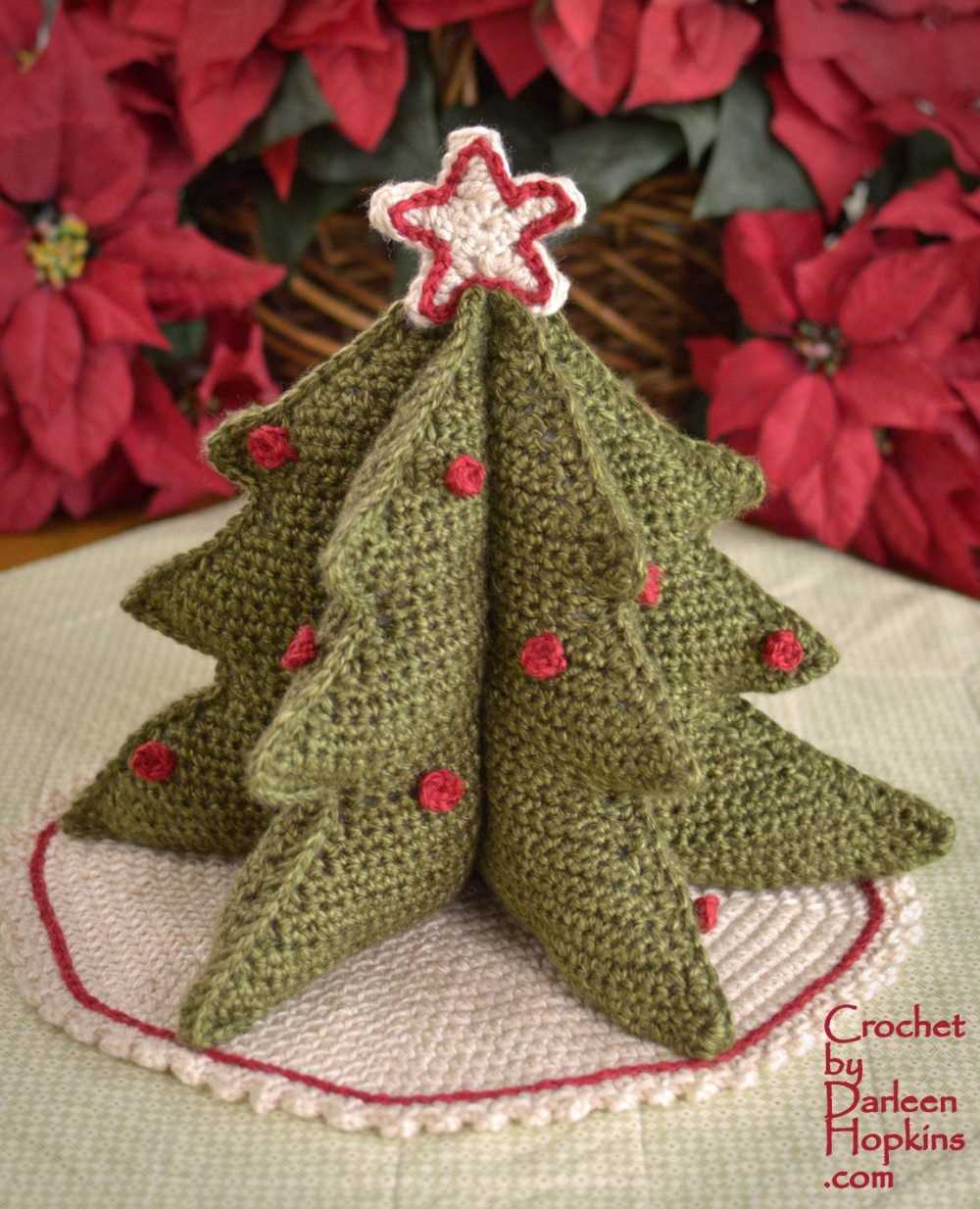 Christmas tree hat knitting pattern free