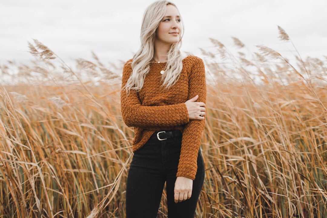 Chunky cropped sweater knitting pattern free