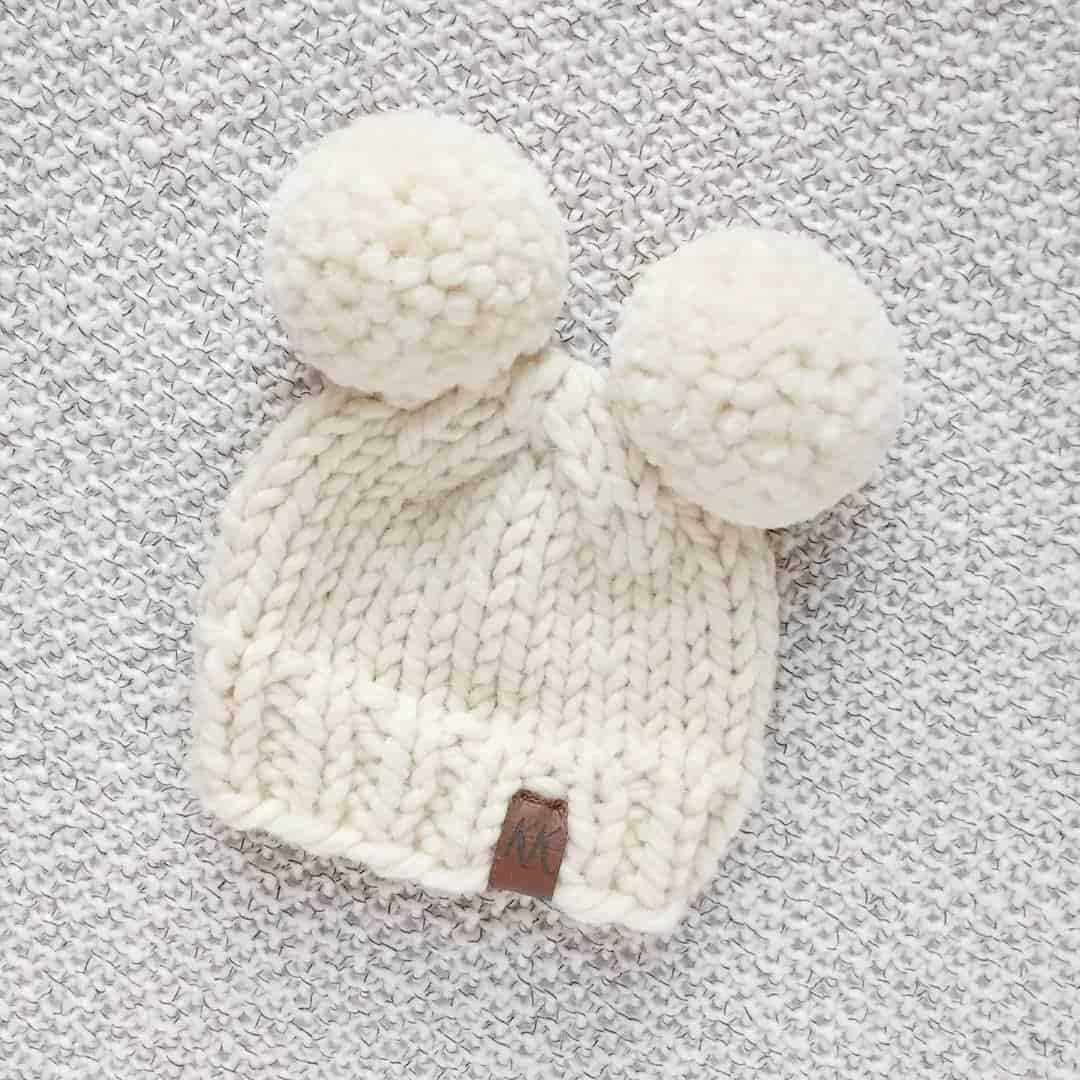 Chunky knit newborn hat pattern