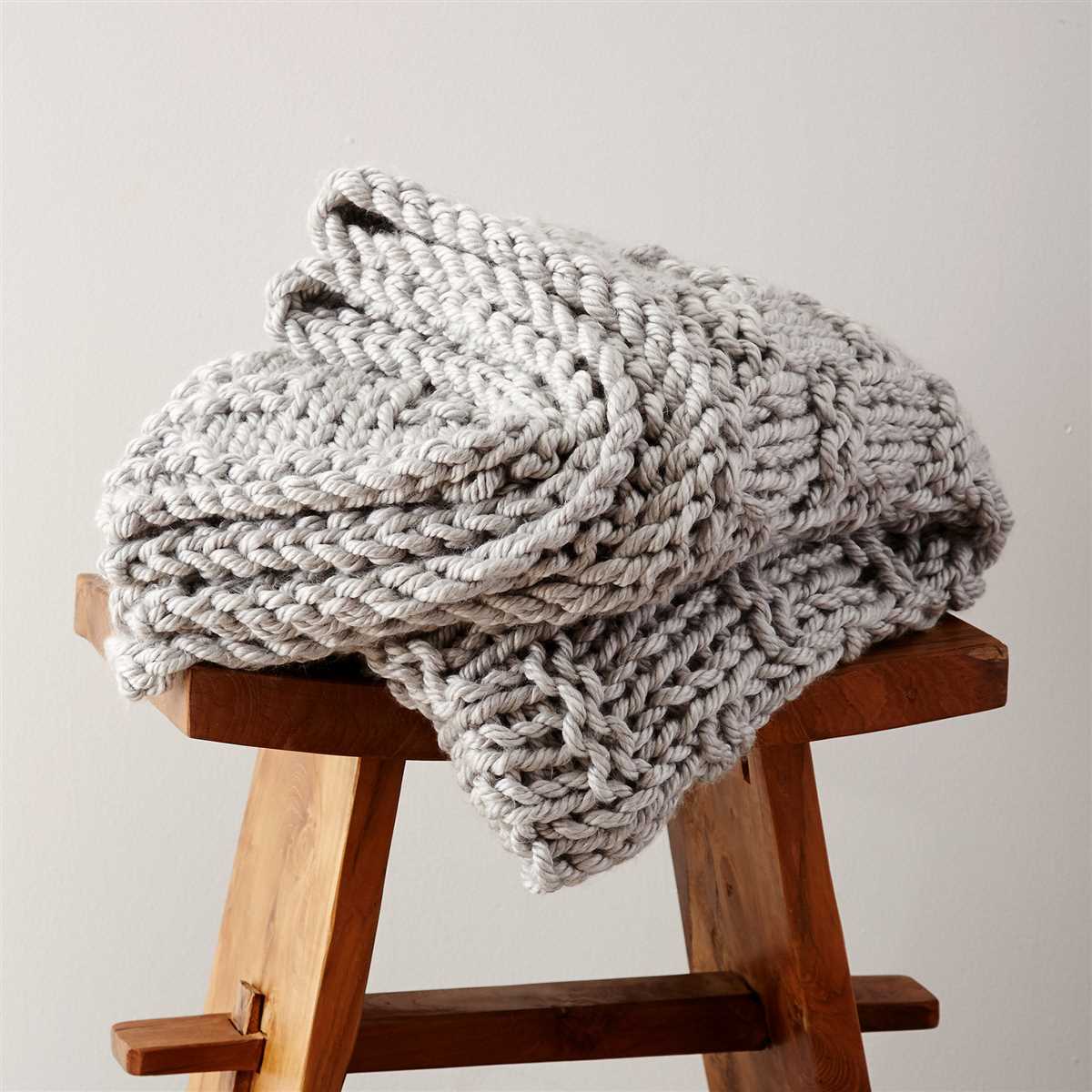 Chunky knit throw patterns free