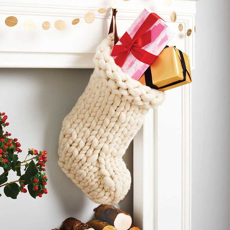 Chunky stocking knitting pattern