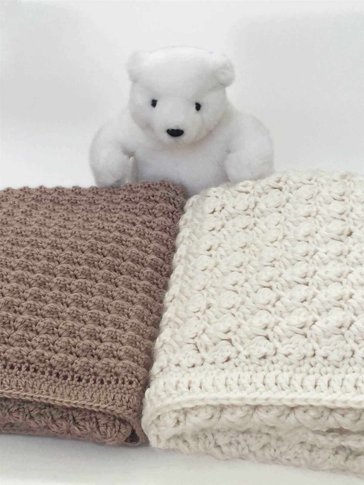 Chunky baby blanket knitting pattern