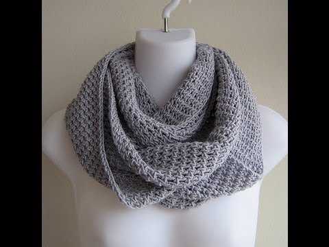 Chunky knit infinity scarf pattern free