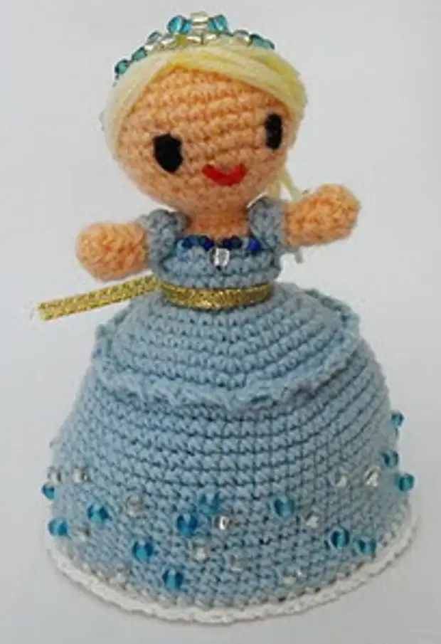 Cinderella doll knitting pattern