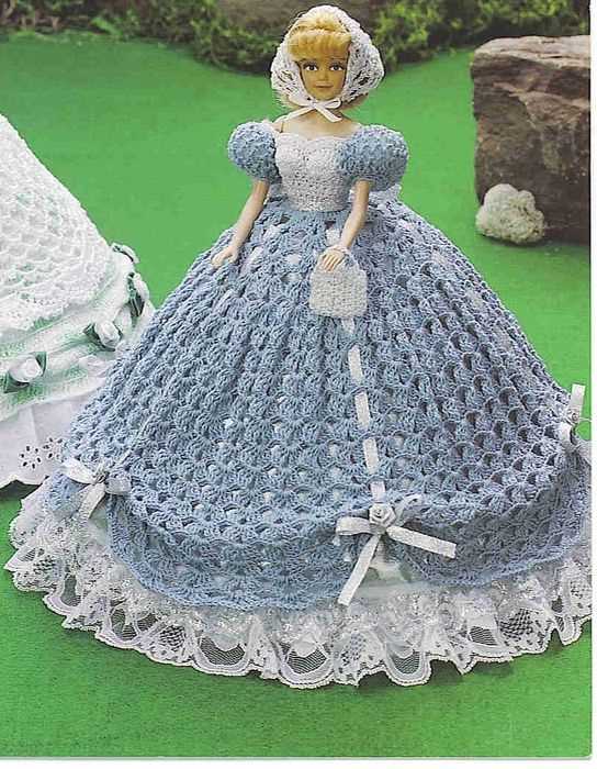 Cinderella doll knitting pattern