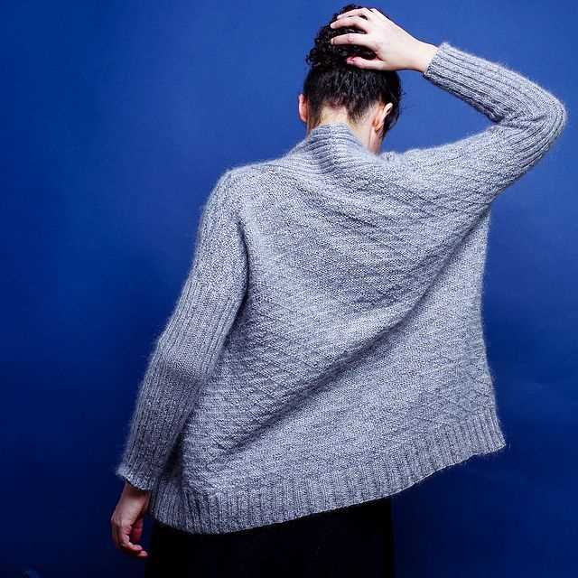 Circle cardigan knitting pattern
