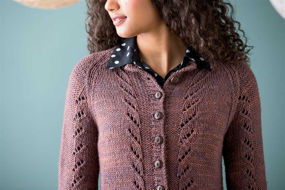 Circle cardigan knitting pattern