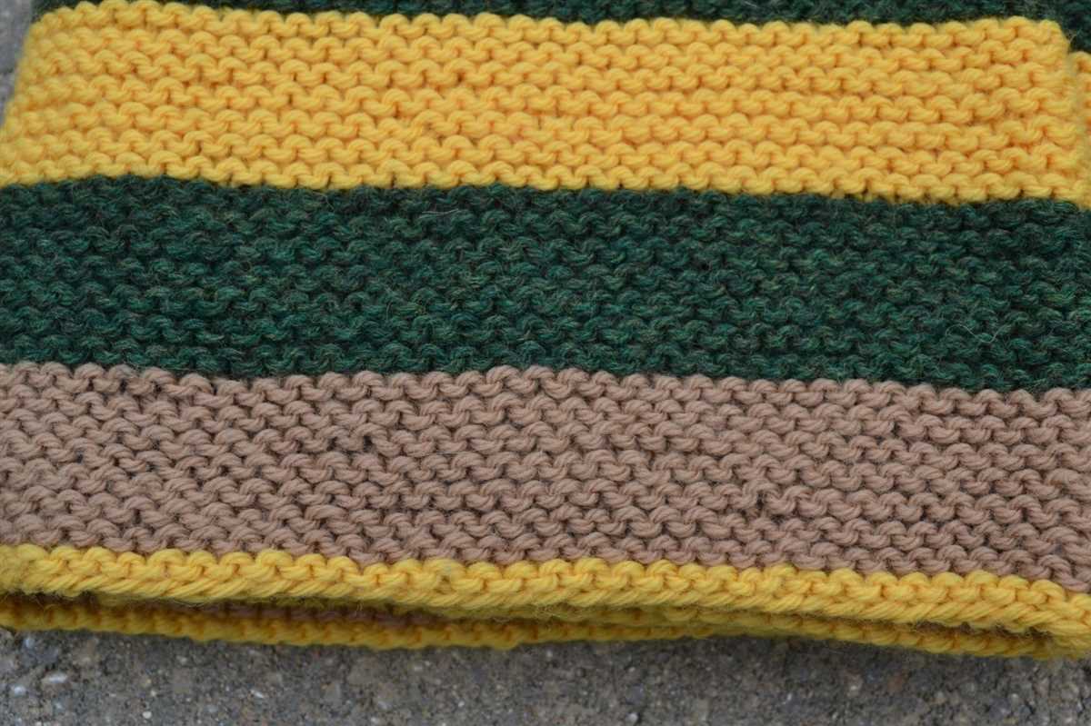 Circular dishcloth knit pattern