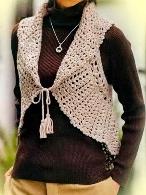 Circular vest knitting pattern free