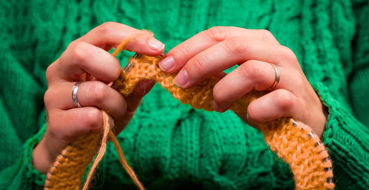 Circular knitting needles scarf pattern