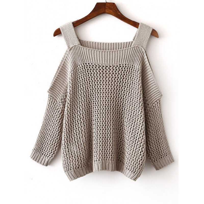 Cold shoulder knitting pattern