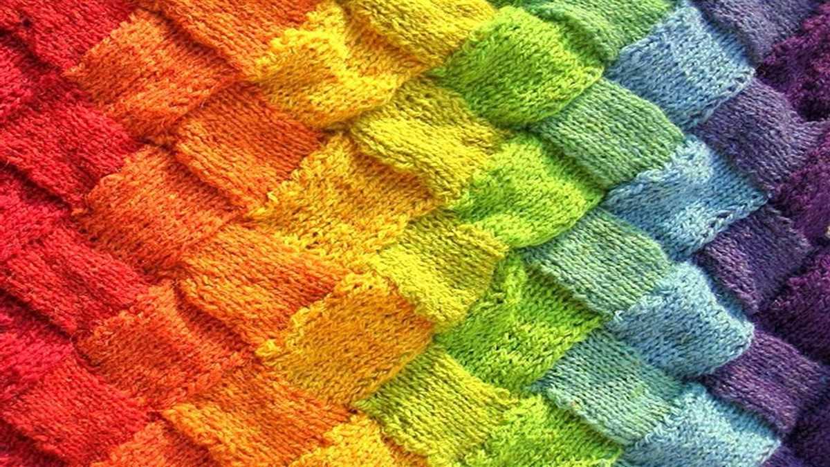 Color affection knitting pattern