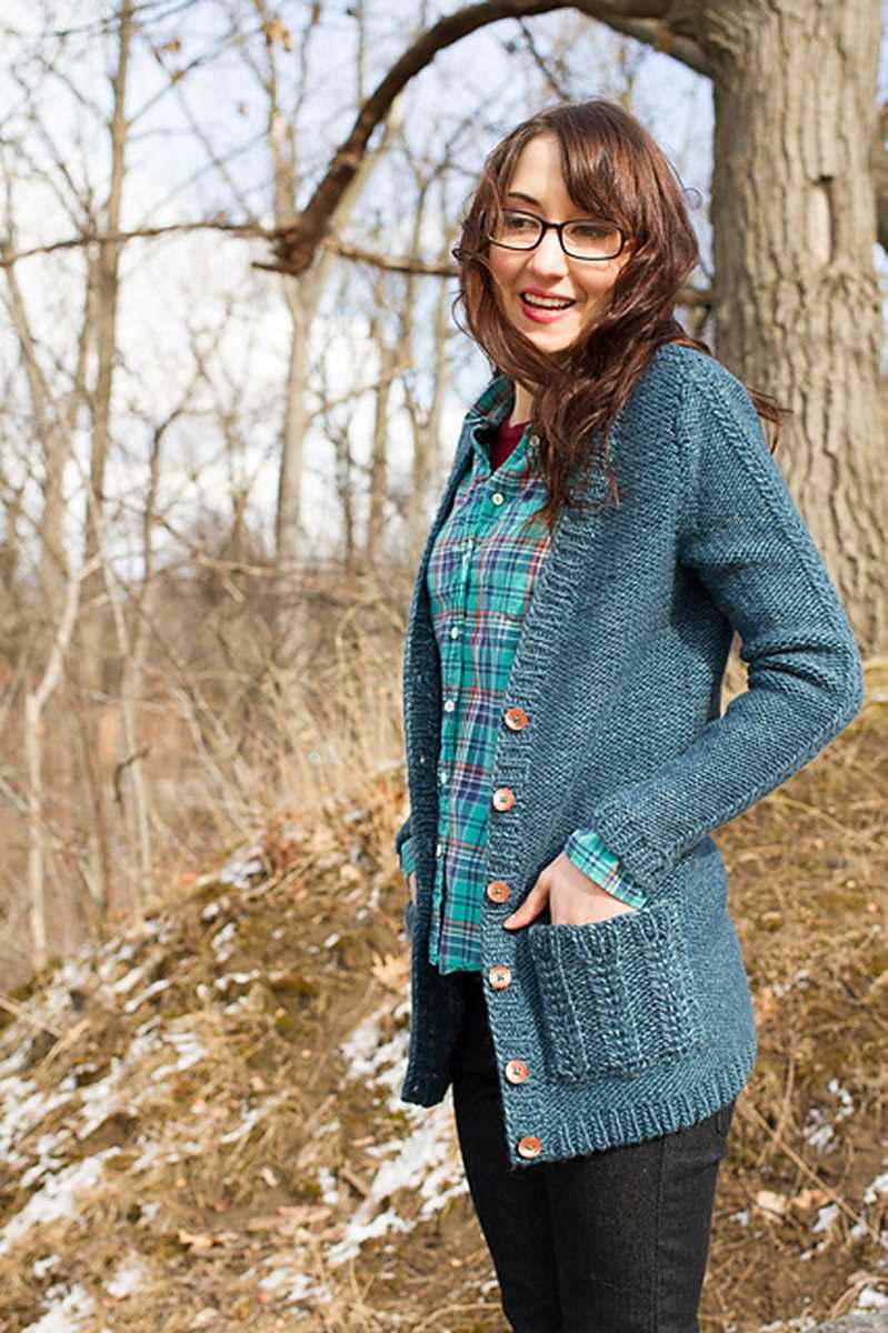 Colossal knit cardigan pattern