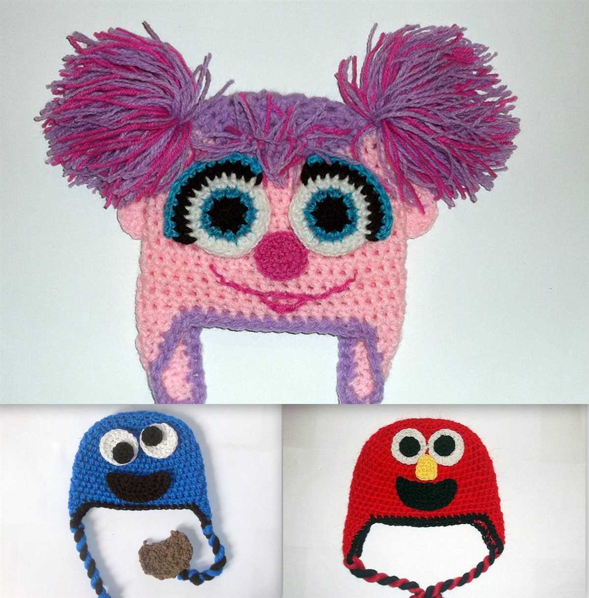 Cookie monster knit hat pattern